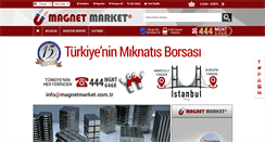 Desktop Screenshot of magnetmarket.com.tr